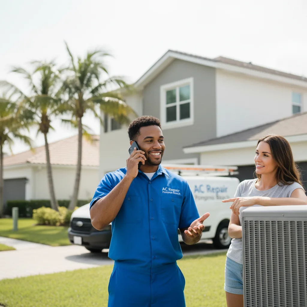 AC Repair Pompano Beach customer support in Brooktondale